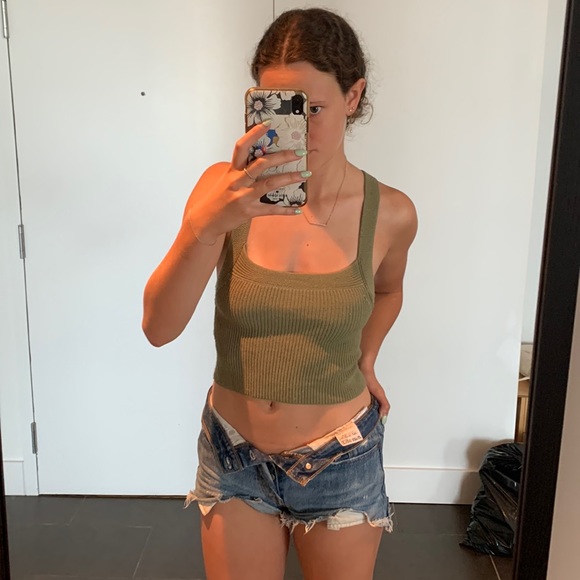 WILFRED Cross-back Crochet Top - Picture 2 of 6